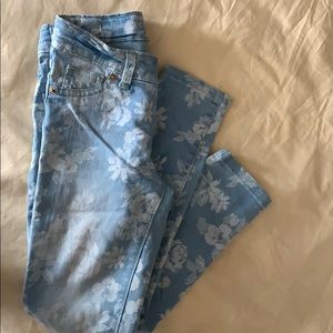 Cherokee flower print Jeans for kids